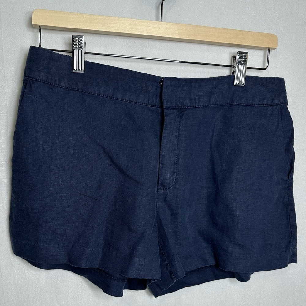 Michael Stars NAVY linen classic short - Medium - Picture 4 of 6